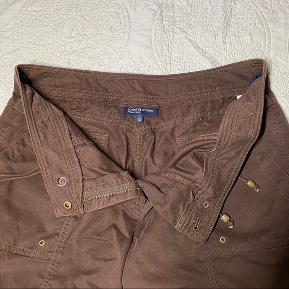 JONES NEW YORK SIGNATURE utility pants 14 - Picture 5 of 8